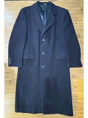 Christian Dior Monsieur Sport Wool Overcoat Long size Large Vintage Union made